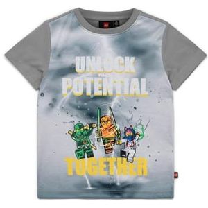 Lego - Ninjago - T-shirt - Lichtgrijs - 100% Katoen