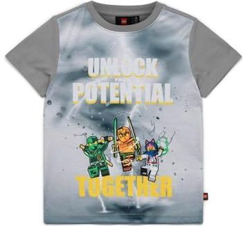Lego - Ninjago - T-shirt - Lichtgrijs - 100% Katoen
