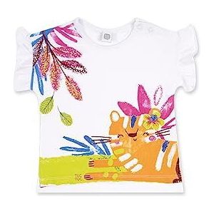 Tuc Tuc Capri-T-shirt, voor meisjes, Eco-Safari, Wit, 7 Jaren