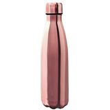 Nerthus FIH 594 594 dubbelwandige kruik voor koude en warme dranken in roségoud, 500 ml, BPA-vrij, luchtdicht deksel, roestvrij staal 18/12