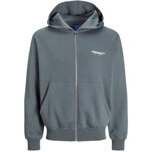 Jack & Jones Jorislington Sweat Zip Hood, stormy weather, S