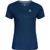 Odlo T-shirt S/S Crew Neck F-Dry T-shirt dames, Dark Sapphire, XL