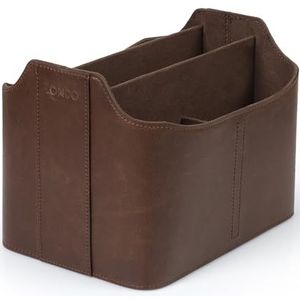 Londo Leder Organisator en Afstandbediening Houder met Tablet Compartiment