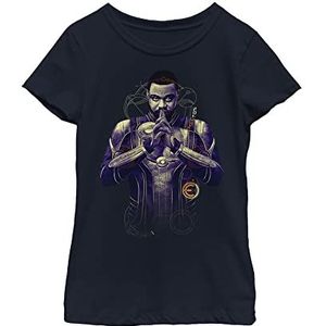 Marvel Phastos Purple T-shirt voor meisjes, Donkerblauw, M