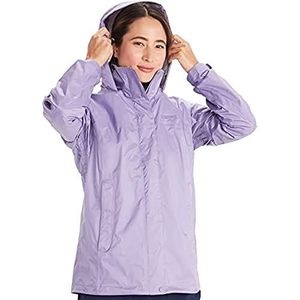 Marmot Dames Wm's PreCip Eco Jacket, Waterdicht regenjack, winddichte regenjas, ademend; opvouwbaar hardshell windjack, ideaal voor fiets- en wandeltochten, Paisley Purple, XL