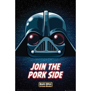 Empire 569974 Angry Birds - Star Wars - Join the Pork SidePoster afdrukken videospel, 61 x 91,5 cm