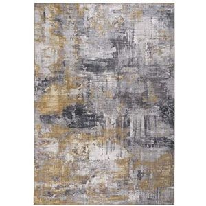 Luxor living Designtapijt Prima, vintage tapijt, hoogwaardig geweven grijs - geel, 160 x 230 cm