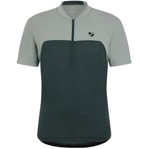 Ziener NARIUS Fietsshirt voor heren, mountainbike, racefiets, ademend, sneldrogend, elastisch, korte mouwen, Dark Jungle, 54