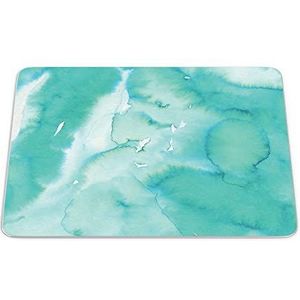 Bonamaison, Rechthoek digitaal bedrukte muismat, antislip onderkant, voor kantoor en thuis, afmetingen: 22x18 cm