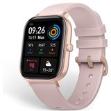 Amazfit GTS Smartwatch, sporthorloge, 14 dagen, batterijduur, GPS-batterij + Glonass, BioTracker PPG, hartslag, 5 ATM, Bluetooth 5.0, iOS en Android (roze)