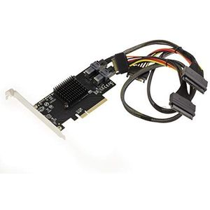KALEA-INFORMATIQUE - PCIe 3.1 8X-controllerkaart - Voor 2 U.2 NVMe SSD's - Met Low High Profile Kabels en Beugels