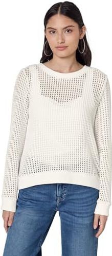 Street One - Studio - Shirt - Wit - Met Structuur en Gebreide Look