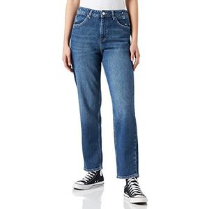 s.Oliver Dames 120.10.202.26.180.2109776 Broek 7/8, Blue Stretched den, 34