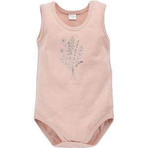 Pinokio Bodysuit mouwloos Summer Mood, 100% katoen, unisex 50-68 (74), Pink Flower, 74 cm