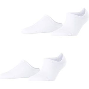 ESPRIT Dames Korte Sokken Fine Rhomb 2-Pack W SN Katoen Kort gedessineerd Multipack 2 Paar, Veelkleurig (White 0010), 39-42