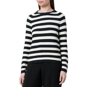 EDITION Sweatshirt voor dames, blauw/ecru/wit ring, 42