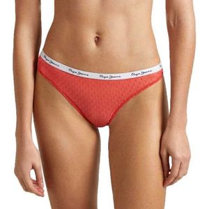 Pepe Jeans Dot 3P Thong Tanga, rood (Red), M voor dames, rood, M