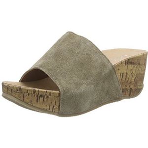 Andrea Conti Slippers, Braun Taupe 066., 35 EU