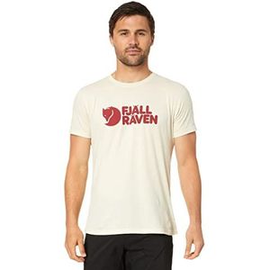 Fjallraven 87310-113 Logo T-Shirt M Heren Krijtwit Maat XS, krijtwit, XS