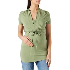 ESPRIT Maternity Dames Nursing T-shirt met korte mouwen, Real Olive - 307, 44