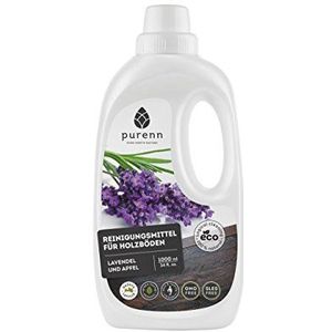 Purenn Ecologisch vloerreiniger voor houten vloeren met lavendel- en appelextract, 1000 ml