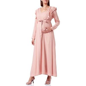 MAMALICIOUS Dames MLBECA Mary L/S Maxi Dress 2F A. EID midi-jurk, Misty Rose, M