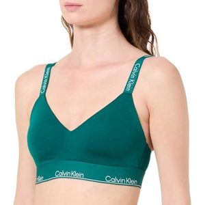 Calvin Klein LGHTLY Gevoerde Bralette LV00QF8504 Bralette, Groen (Turf), XS, Groen (Turf), XS