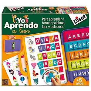 Diset 63752 koffer om te leren lezen, vanaf 4 jaar, Spaans.