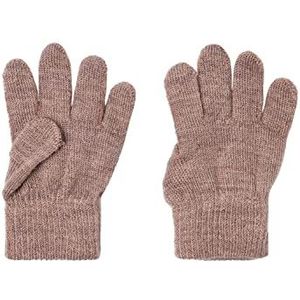 NAME IT NMFWHOLLA Wool Gloves XXIII Handschoen, voor meisjes, eenheidsmaat, Antler, Eén maat