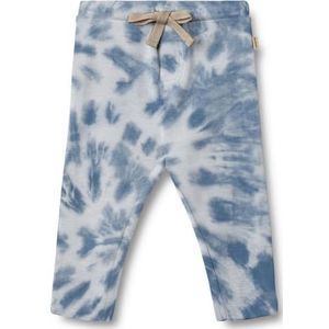 Wheat Jersey broek voor jongens, Manfred GOTS-gecertificeerd, 9417 Blue Tie Dye, 62