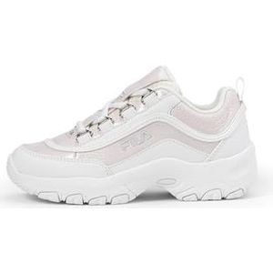 FILA Strada F Teens Sneakers voor meisjes, White Mauve Chalk, 38 EU