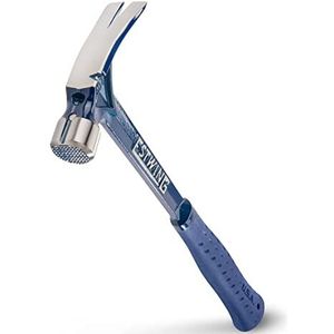 ESTWING Ultra Series hamer, gescheurde klauwhamer met gefreesd slagvlak en schokabsorberende handgreep, 540 g, E6-19SM