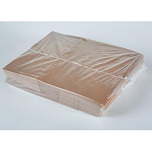 Kraft milieuvriendelijk bruin papier, handleless SOS & veiligheid zelfklevende papieren zak, 22 x 11 x 28 cm, 90 gr, 200 stuks pakket