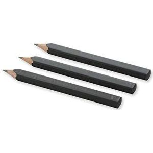 3 crayons à papier noirs