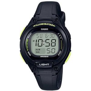Casio LW-203-1BVDF Horloges, Zwart, OneSize, Digitaal