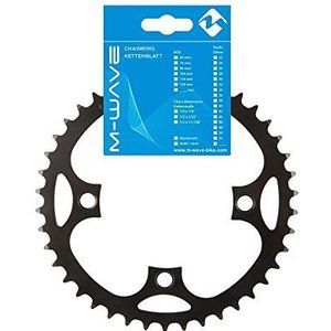 M-Wave Uniseks kettingblad voor volwassenen, zwart, 38 tanden