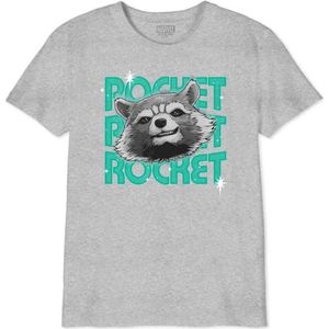 Marvel T-shirt voor jongens, Grijs Melange, 8 Jaren