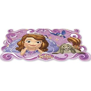 0425, Disney prinsessen Sofia; afmetingen 43 x 29 cm; product van herbruikbare kunststof; BPA-vrij.