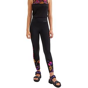 Desigual Womens Football Leggings, Zwart, XS