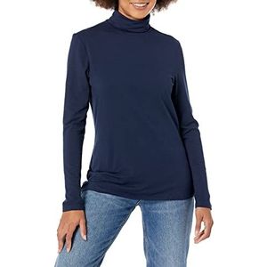 Amazon Essentials Dames Coltrui met lange mouwen (verkrijgbaar in grote maten), Marineblauw, XS