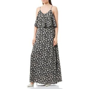 TYLIN Maxi-jurk voor dames, met allover-print, zwart, roze, L