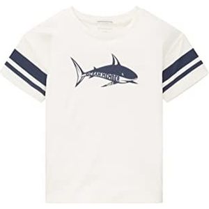 TOM TAILOR Jongens T-shirt 1035057, 12906 - Wool White, 92-98