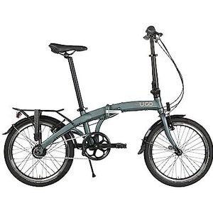 U.GO Unisex Adult Dare U•GO i7 Folding Bike 20"" vouwfiets, groen, effen