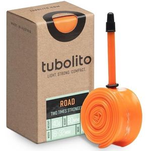 Tubo-slang – straat – 700c – 80 mm ventiel – oranje