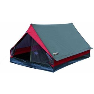 High Peak Minipack Tent voor 2 Personen, Zwart/Rood