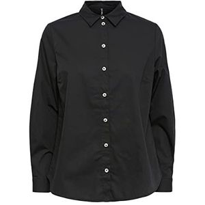 PIECES Dames PCOFELIA LS Shirt NOOS BC Blouse, Zwart, XS