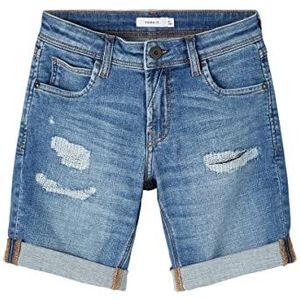 Name It Shorts voor kinderen en jongens, Blauw (Medium Blue Denim), 110 cm