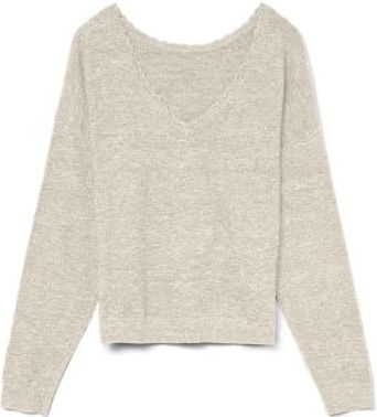 Vmmarina - Gebreide Pullover - V-Hals - Lange Mouwen - Regular Fit