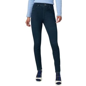 HUE Dames Ultra-zachte Denim High Rise Leggings | Damesmode Jean Leggings, Zwarte Indigo Wassen, M