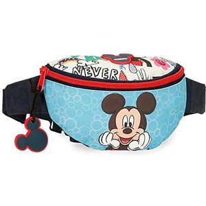 Disney Mickey Be Cool Heuptas, blauw, 27 x 11 x 6,5 cm, polyester, Blauw, Riñonera, heuptas